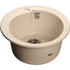 Мойка мрамор GranFest Rondo GF-R450 белый