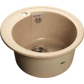 Мойка мрамор GranFest Rondo GF-R450 песочный