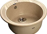 Мойка мрамор RONDO GF-R--520 D=520 мм песок