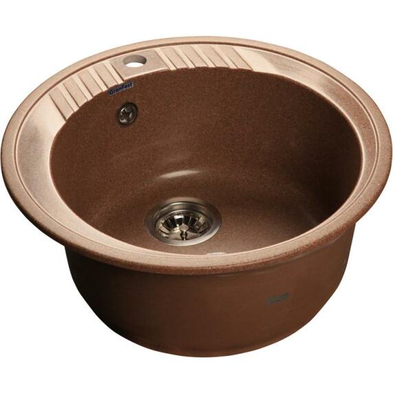 Мойка мрамор RONDO GF-R--520   D=520 мм   терракот