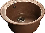 Мойка мрамор RONDO GF-R--520 D=520 мм терракот