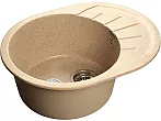 Мойка мрамор RONDO GF-R--580L чаша с крылом 580*450мм песочный