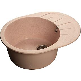 Мойка мрамор Rondo GF-R580L светло-розовый
