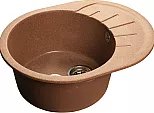 Мойка мрамор RONDO GF-R--580L чаша с крылом 580*450мм терракот