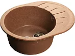 Мойка мрамор RONDO GF-R--580L чаша с крылом 580*450мм терракот