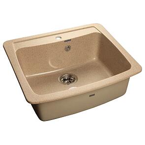 Мойка мрамор GranFest Standart GF-S605 песочный