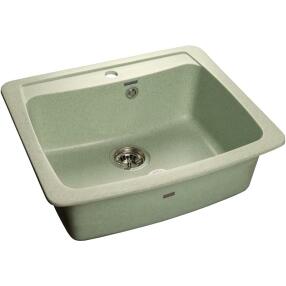 Мойка мрамор GranFest Standart GF-S605 салатовый