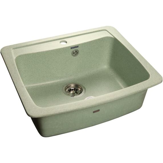 Мойка мрамор GranFest Standart GF-S605 салатовый