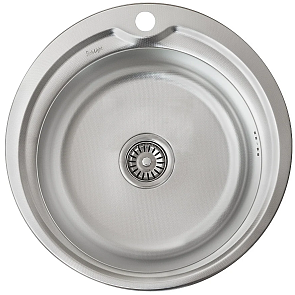 Мойка врезная Vivat 4916/0,6 1Ч Глянец 490
