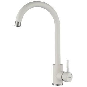 Смеситель для кухни боковой U-образ. GranFest QUARZ Z5410 (белый) 331