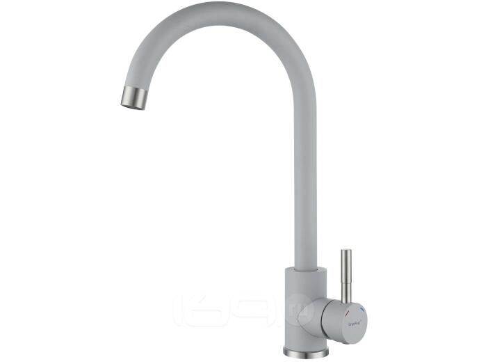 Смеситель для кухни боковой U-образ. GranFest QUARZ Z5410 (серый) 310