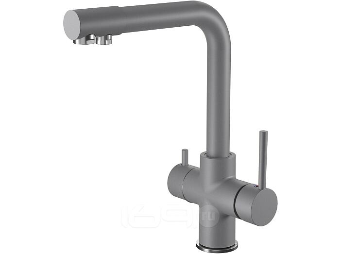 Смеситель для кухни Г-обр. GranFest URBAN Z-5423 (темно-серый)