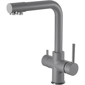 Смеситель для кухни Г-обр. GranFest URBAN Z-5423 (темно-серый)