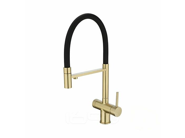 Смеситель кухонный EMAR ЕС - 7024 Matt Gold