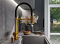 Смеситель кухонный EMAR ЕС - 7024 PVD Golden