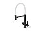 Смеситель кухонный EMAR ЕС - 7024WHT Black