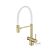 Смеситель кухонный EMAR ЕС - 7024WHT Matt Gold