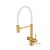 Смеситель кухонный EMAR ЕС - 7024WHT PVD Golden