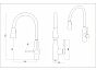 Смеситель кухонный OULIN OL-8016