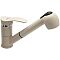 Смеситель с выдвигающейся лейкой D6001-37 бежевый