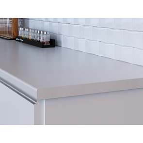 Столешница прямая Белая Луна матовая 3050*600*27