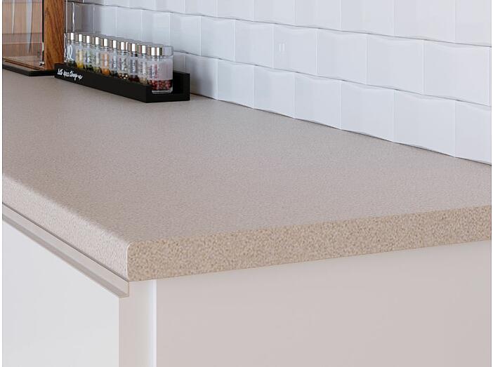 Столешница прямая/1/Бисер светлый матовая 3050*600*27