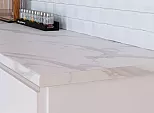 Столешница прямая/1/Гранит белый матовая 3000*600*38 (влагостойкая)R9
