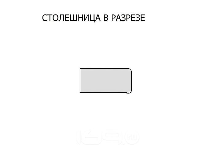 Столешница прямая/4/Киото полуматовая 3050*600*27