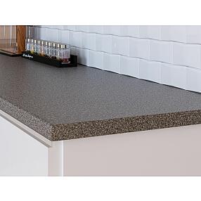 Столешница прямая Лунный металл матовая 3050*600*38 (влагостойкая)R3