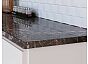 Столешница прямая/3/Мрамор марквина черный глянцевая 3050*600*38 (влагостойкая)R9