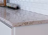 Столешница прямая/4/Мрамор миланский глянцевая 3050*600*27