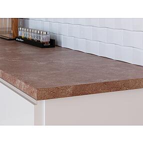 Столешница прямая Обсидиан коричневый полуматовая 3050*600*27