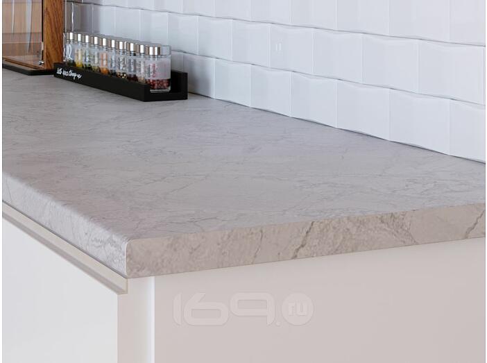 Столешница прямая/5/Серый гранит матовая 3050*600*38 (влагостойкая)R9