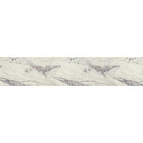 Столешница прямая влагостойкая (2) Мрамор греческий, Матовая, кромка с 4-х стор. белая 3000х600х38