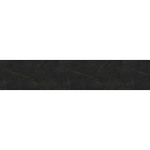 Столешница прямая влагостойкая (3) Каспий черное золото, Глянцевая, кромка с 4-х стор. чёрная 3000х600х38