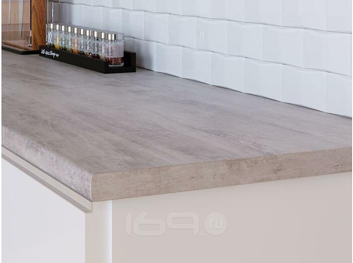 Столешница прямая/1/Stromboli grey матовая 3050*800*38 (влагостойкая) R3