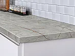 Столешница прямая/4/Каспий золотой глянцевая 3050*600*38 (влагостойкая)R9