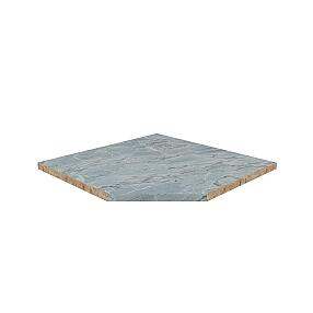 Столешница угловая Неаполитано зеленый матовая 900*900*38 (влагостойкая)R3