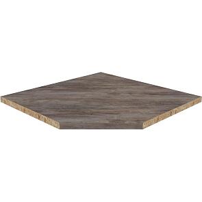 Столешница угловая Stromboly brown матовая 900*900*38 (влагостойкая)R3