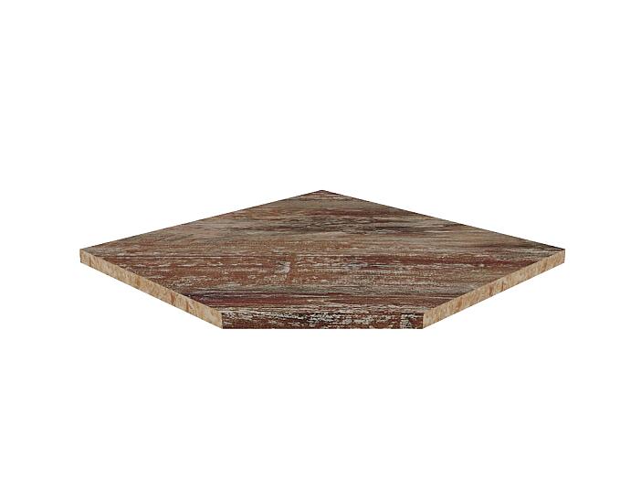 Столешница угловая/5/Винтаж коричневый матовая 900*900*27 Столешница угловая/5/Винтаж коричневый матовая 900*900*27