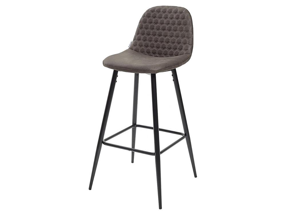 Барный стул LION BAR PK-04 темно-серый, ткань микрофибра Браво UDC5122PK04, цвет тёмно-серый