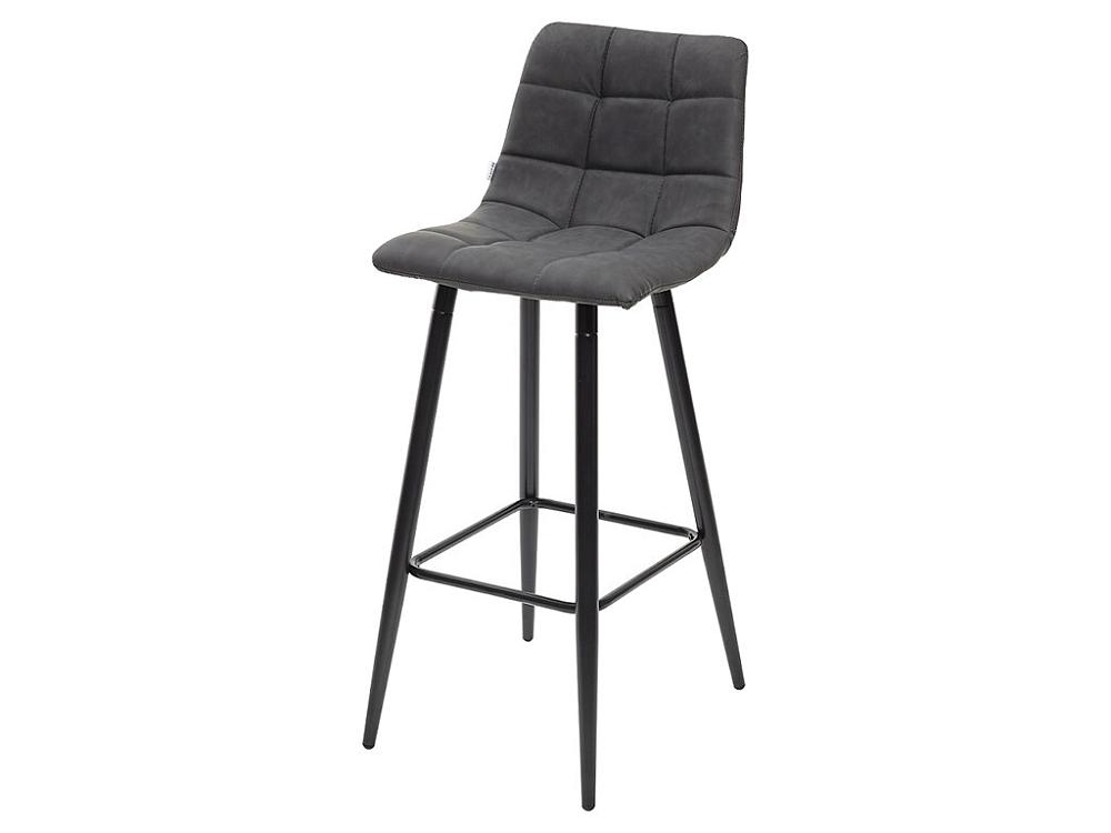 Барный стул SPICE RU-08 PU антрацит, PU Браво UDC8078FENGMA8, цвет черный