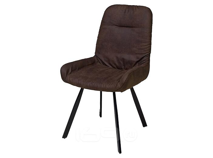 Стул BISON PK-03 коричневый, ткань микрофибра