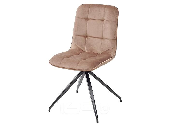 Стул RIMINI светло-коричневый, велюр G108-75