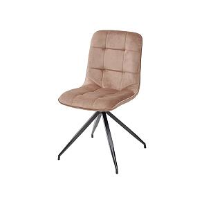 Стул RIMINI светло-коричневый, велюр G108-75