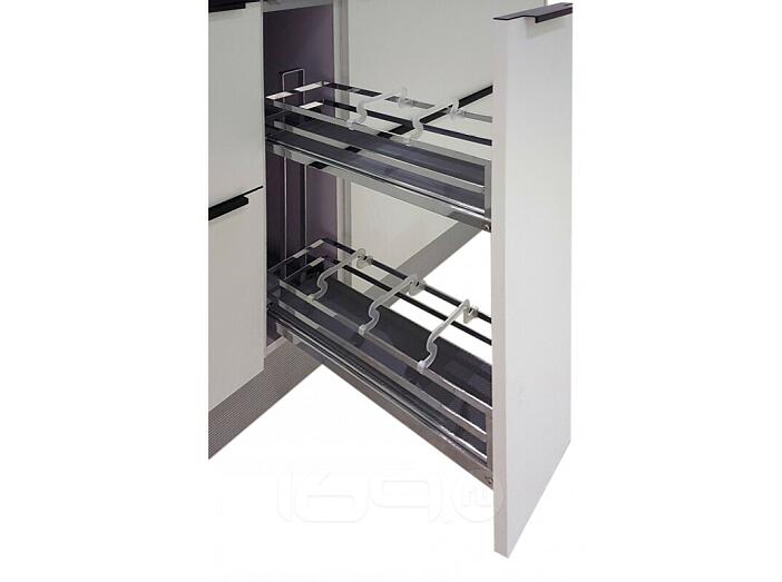 Бутылочница KR05_200 Правая CP - Хром полированный