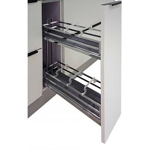 Бутылочница KR05_200 Правая CP - Хром полированный