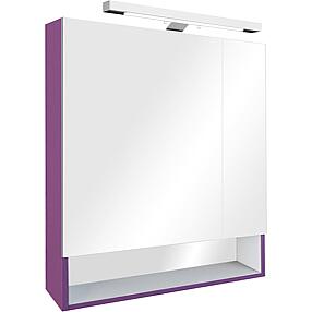 Зеркальный шкаф Roca The Gap 80 фиолетовый