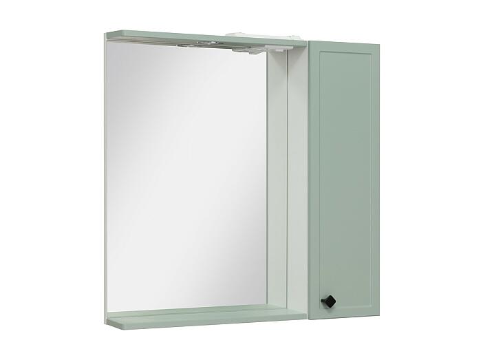 Зеркальный шкаф Runo правый мята Римини 75 (00-00001279)