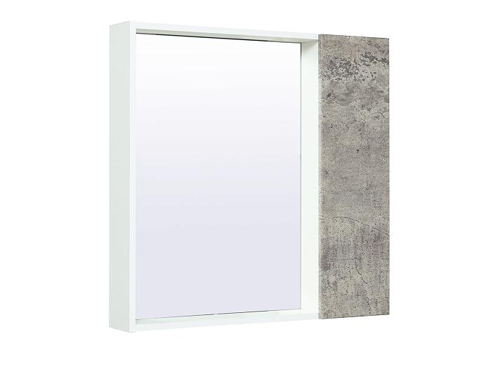 Зеркальный шкаф Runo серый бетон Манхэттен 75 (00-00001017)